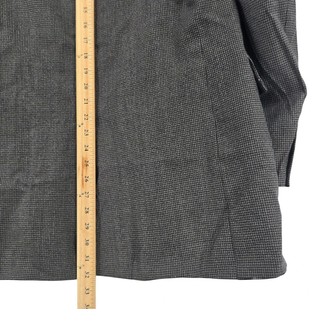 JOS A BANK Mens‎ Wool Blazer Sport Coat Jacket Size 41L Brown Houndstooth